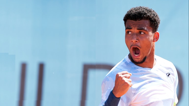 Arthur Fils, just 18, has the French tennis faithful excited.