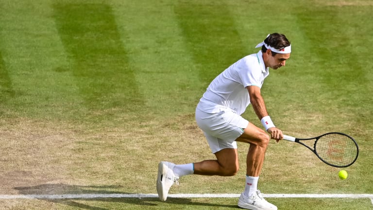 His forehand was more effective, and his serve more clutch. But this was perhaps the classicist's most identifiable stroke.